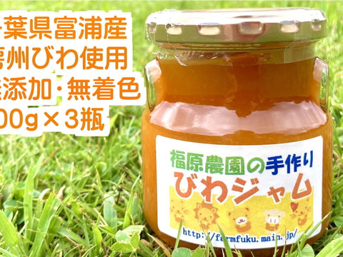福原農園の無添加びわジャム(200g×3瓶)セット