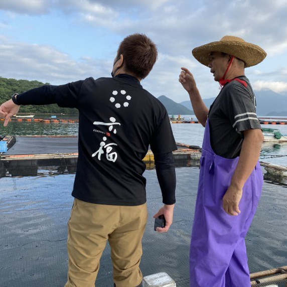 天草御所浦の海から