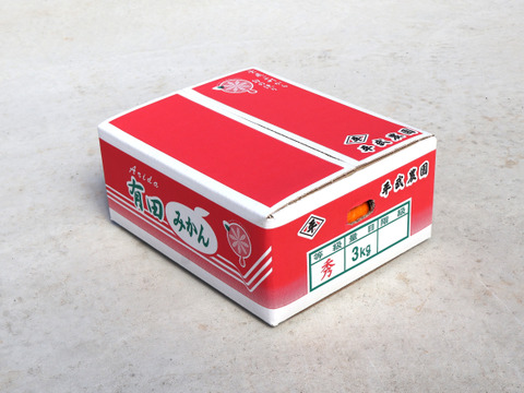 【冬ギフト】農家直送！有田みかん3kg≪2Sサイズ（小玉）秀品≫【平武農園】～蛍飛ぶ町から旬の便り～　和歌山｜有田｜田口｜ギフト｜こだわり　産地直送　お取り寄せ