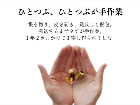 糖度55度 べたつかず食べやすい！  熟成黒にんにく　大地の真珠　80g×1