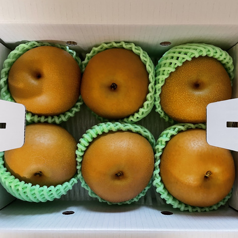 まるせい果樹園の梨 あきづき 2kg箱 (4～12玉入り) nA2：福島県産のあ