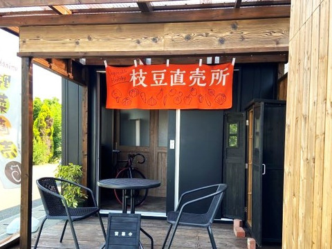 【夏ギフト】20％OFF！！オシャレな袋だねと言われました！茶豆風味の枝豆【英】~はなぶさ~4袋入り