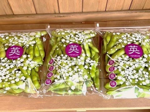 冷凍便！生のまま冷凍しました！茶豆風味の枝豆【英】4袋入り