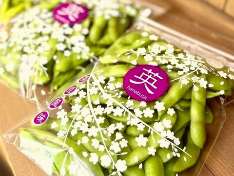 冷凍便！生のまま冷凍しました！茶豆風味の枝豆【英】4袋入り