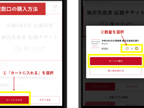 【1口500円】令和7年 雹（ひょう）被害 生産者応援チケット