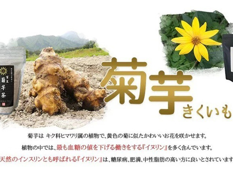 菊芋茶 ❮イヌリン豊富❯ 信州安曇野･大町産  栽培期間中 農薬不使用 3g×20p　3袋セット