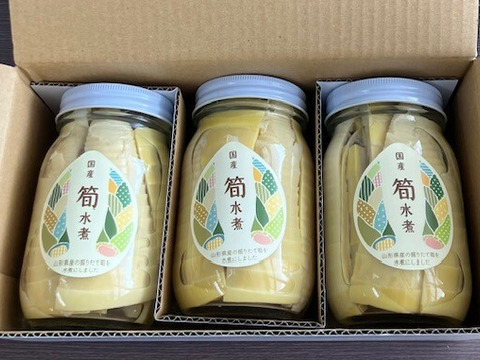 【期間限定】『タケノコの水煮×３本セット』【送料相当分値引き中】＿4月まで