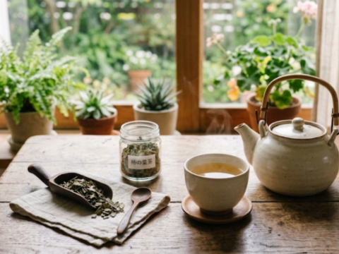 柿の生葉10枚🌿手作り柿の葉茶、柿の葉寿司、天ぷら等に🌿豊富なビタミンC（レモンの10〜20倍）免疫力アップや美肌効果☆熱に強く体内でビタミンCに変わる「プロビタミンC」自然栽培☆農薬、除草剤等不使用