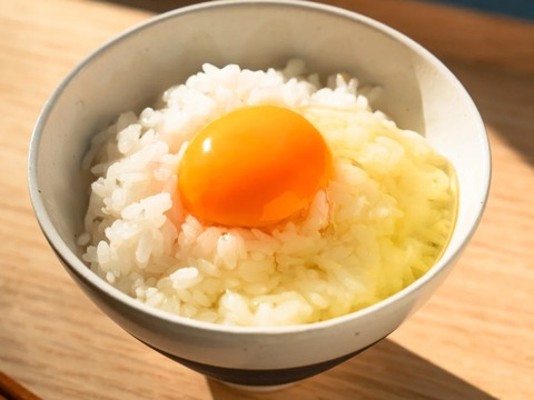 黄身が甘い！富士山麓の放し飼い卵『福が、きた』【10個入×2PC】