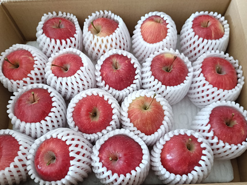 年明け発送🍎【幻の小玉第3弾】スリムレッド シャキッとジューシー 3キロ箱使用 9〜25玉程度　商品ID51599 長野県 信州 安曇野 リンゴ 幻 幻のリンゴ 予約 希少 旬