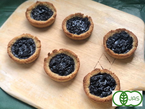 全部有機！Sweets⑬：ブルーベリータルト：食べる人の健康を考えた有機JAS対応ブルーベリータルト×6