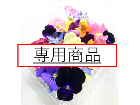 【Nobuhito Murakami様】専用商品　マイクロリーフ6種+エディブルフラワー20輪+エディブルフラワーMIX10輪