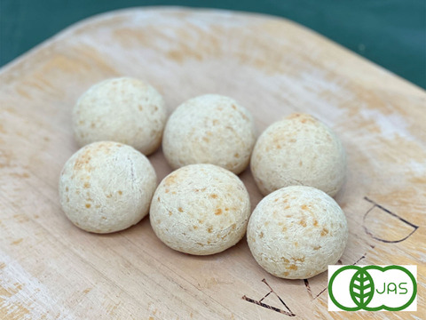 全部有機！Singleパン㉝：麦の栽培から一貫生産　自然栽培有機小麦のみ使用した有機ポンジケージョ6個