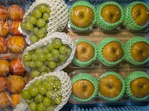 梨、李、シャインマスカット