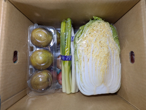 野菜類と果物の詰め合わせ