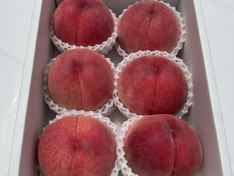 クール便】桃【品種おまかせ】最後まで硬め 2kg：山梨県産の品種