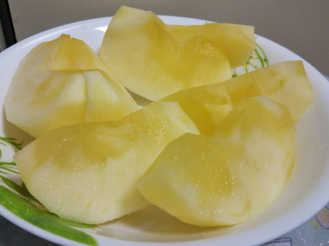 *雪ん子*全玉蜜入り◆訳あり◆完熟ふじりんご約4kg＆りんごジュース1本