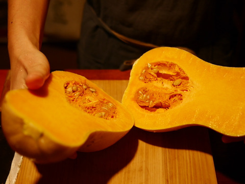 【夏の贈り物とっても美味しい】バターナッツかぼちゃの詰め合わせ□3,4個入り(3kg)□