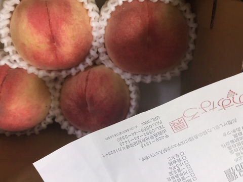 【人気のかための桃】山梨の桃　1.5ｋｇ箱　予約受付始めました！