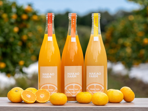 人気⇒【クレメンティン】【はるか】【みかん】濃厚みかんジュース三種類飲み比べセット