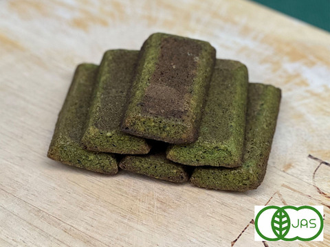 全部有機！Sweets⑮：抹茶フィナンシェ：食べる人の健康を考えた有機JAS対応抹茶フィナンシェ×6