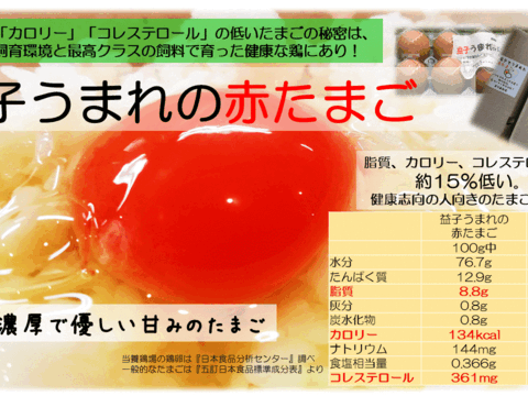 【枯草菌・50個】オレンジ色が鮮やか🎵濃厚な黄身🍳、枯草菌育ちの赤たまご50個