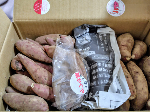欲しかった❣️チビッコさつまいも🍠(シルクスイート紅はるか3kg) 食べ比べ