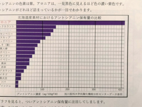 ★6【ｽｰﾊﾟｰﾌｰﾄﾞ】セミドライアロニア（ｱﾝﾄｼｱﾆﾝ豊富♪無添加無着色）33ｇ×6個（やわらかめの乾燥したてを発送）新潟県産　アロニア