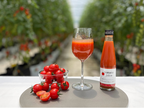 完熟ミニトマト100%ジュース(200mlx9本)濃厚・甘い・飲みやすい