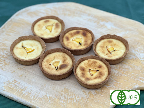 全部有機！Sweets㉑：チーズタルト：食べる人の健康を考えた有機JAS対応チーズタルト×6