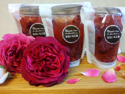 香る薔薇ジャム【自然栽培・エディブルローズ】優雅な香りに癒されます