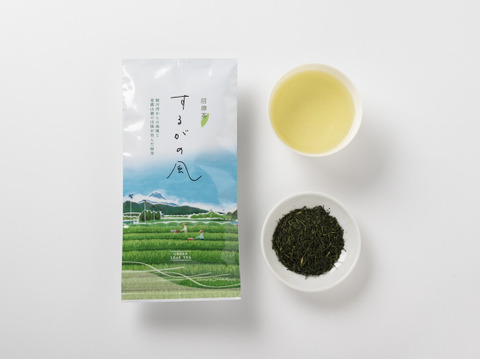 静岡県沼津の茶農家の茶葉を100%使用　するがの風（Ver.新茶） 100g