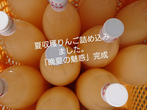 今年8月収穫りんご詰め込みました。１００％ストレートジュース（砂糖不使用）「晩夏の魅惑」第２弾（使用品種・しなのリップ/サンつがる/紅みのり）この組み合わせ中々ないですよ。goo！