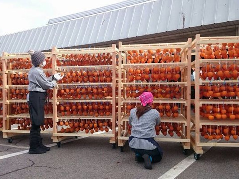 【延年蜂屋柿】極上桐箱9個入り　優しい甘さの干し柿　贈答用