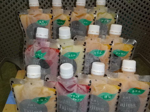 【冷凍ジュース　お中元　10個セット限りの販売】完熟生絞り冷凍ジュース150㎖を12種類