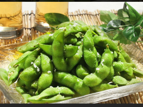 秋の夜のお供に、いかがですか？栃木県産庄内3号茶豆500ｇ