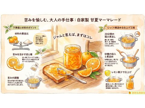 庭先の甘夏 6kg｜季節を仕込む甘夏しごと｜加工用＋レモン4個付き
