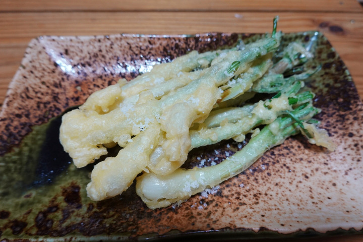 トカラ列島の定番料理！　島らっきょうの天ぷら