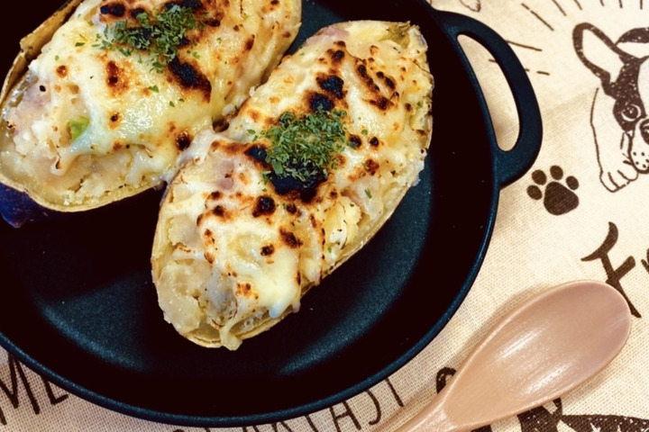 まるごと！豪快いもグラタン