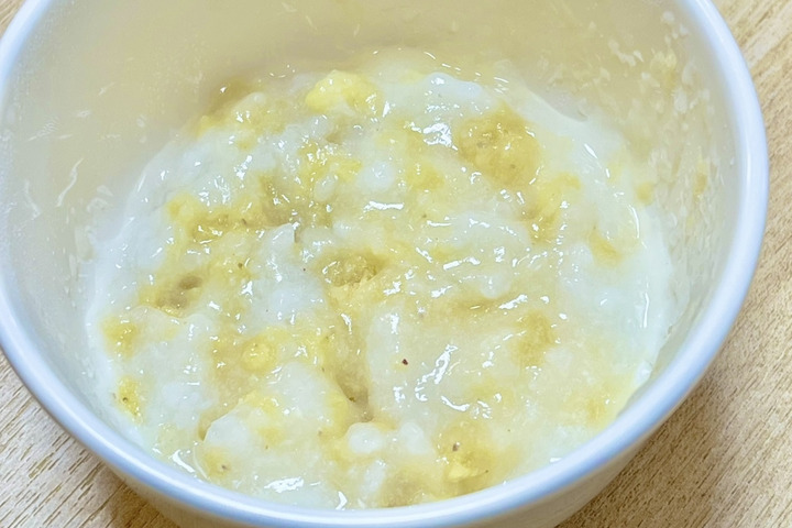 〈冷凍可：離乳食高期〉さつまいもの離乳食【おかゆ】