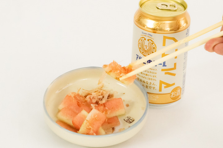 おつまみに最適！スイカの浅漬け🍉