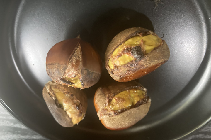 焼き栗「魚焼きグリルで」