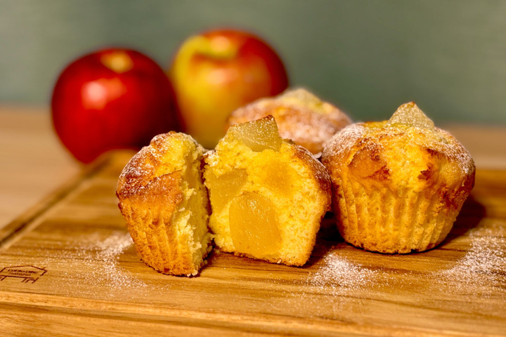 りんごのマフィン