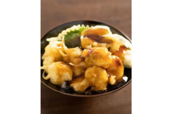 ふわふわサクサクとらふぐ天丼！