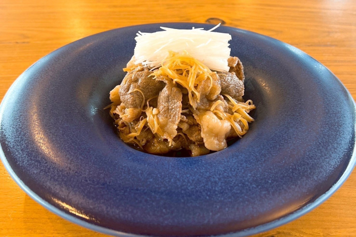 新生姜と牛肉の時雨煮