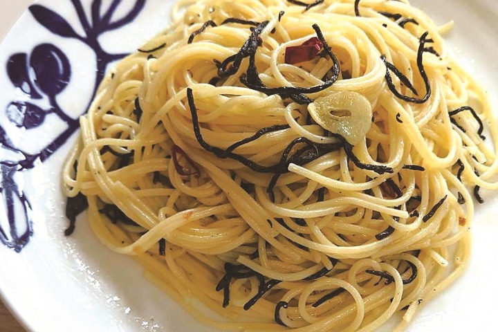 ひじきのペペロンチーノ