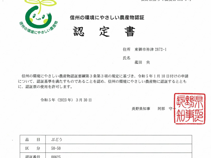 生産者のこだわり