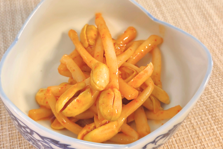 ピーナッツスプラウトのキムチ