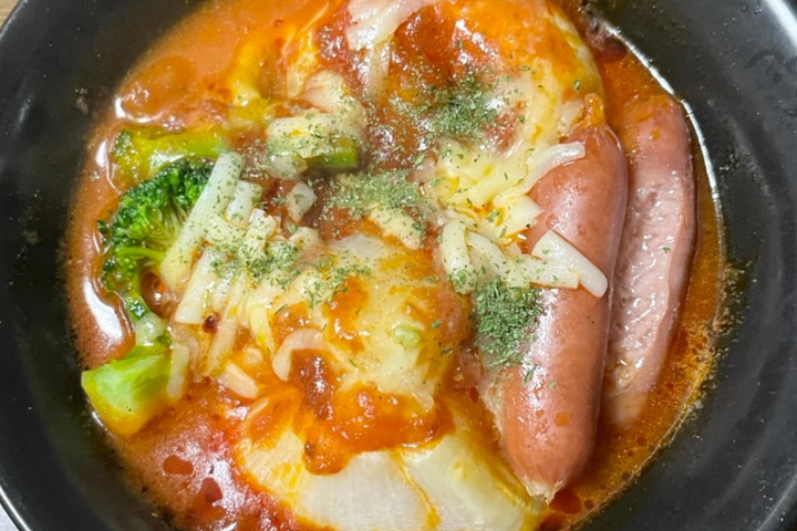 【濃厚とろける】新玉ねぎの濃厚トマトソース煮込み