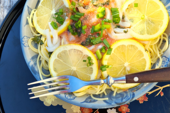 レモン🍋香る明太子スパ